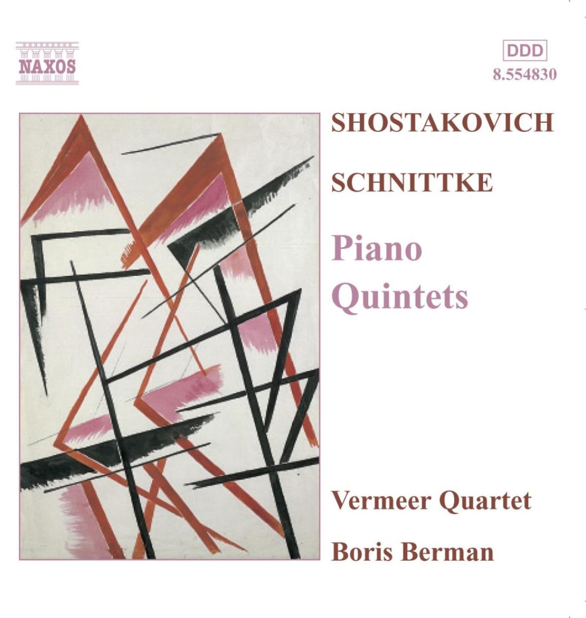 Afbeelding van Vermeer String Quartet & Boris Berman - Piano Quintets