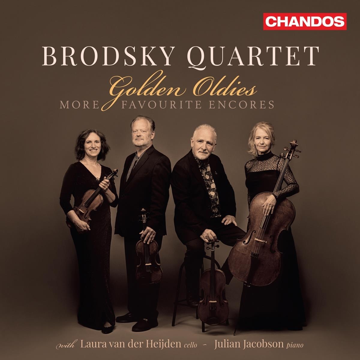 Afbeelding van Brodsky Quartet, Laura van Der Heijden, Julian Jacobson - Golden Oldies, More Favourite Encores