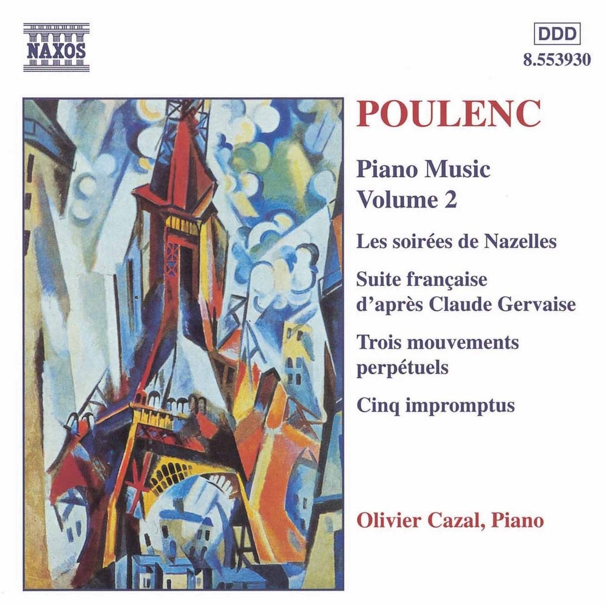 Afbeelding van Olivier Cazal - Poulenc: Piano Music Volume 2