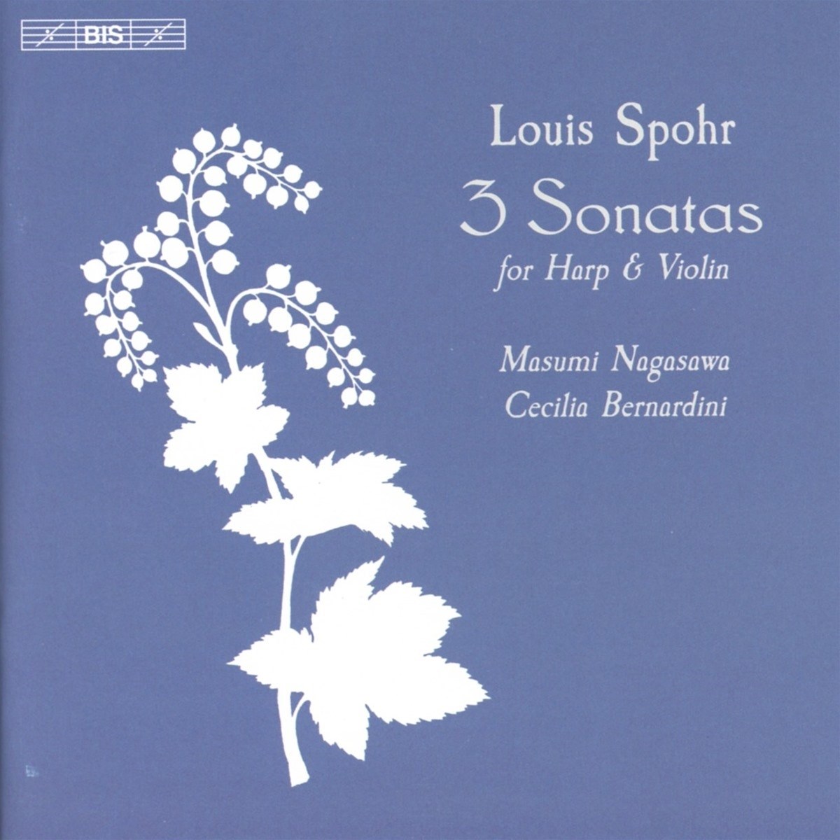 Afbeelding van Masumi Nagasawa & Cecilia Bernardini - Spohr: 3 Sonatas For Harp And Violin