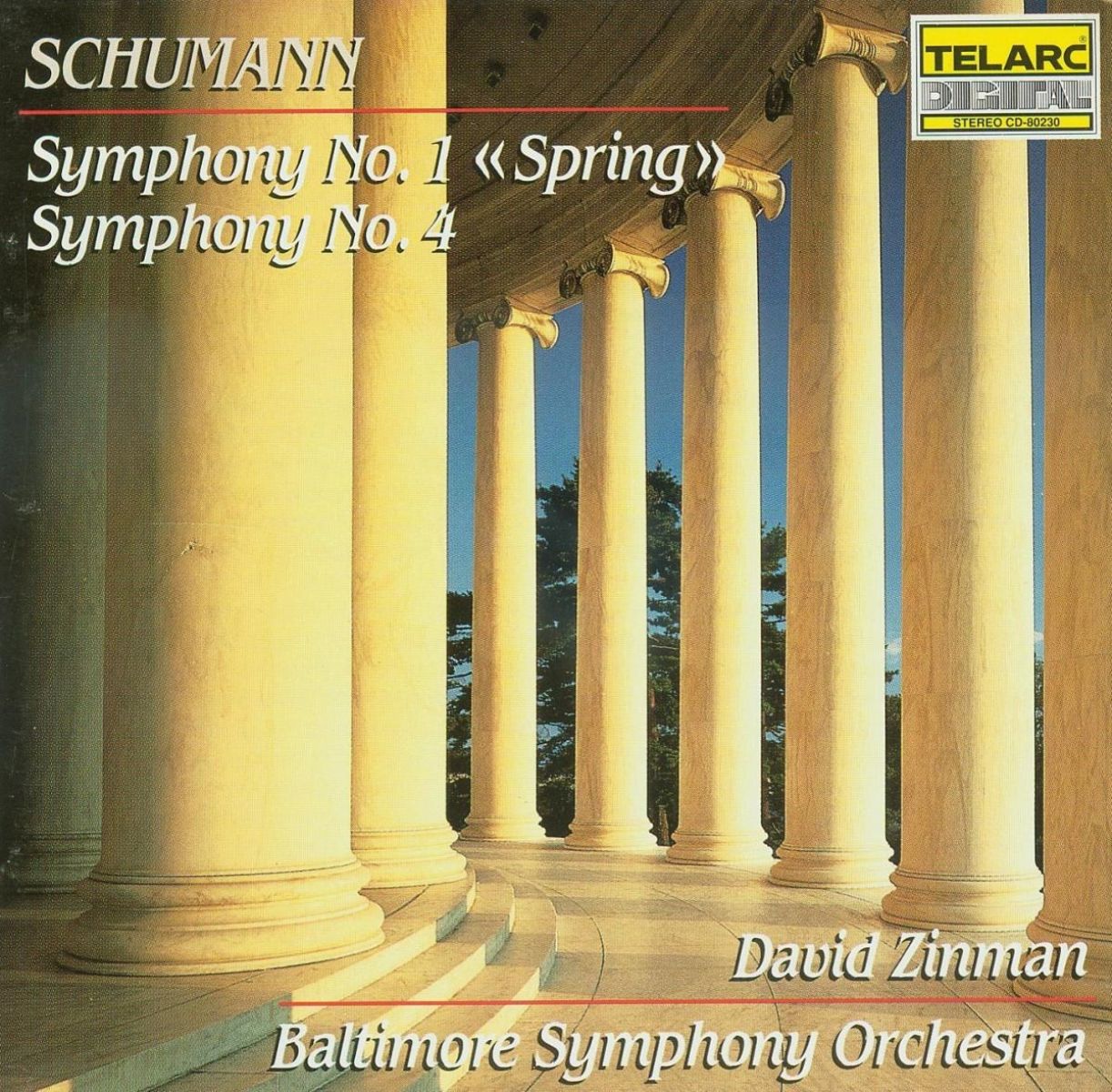 Afbeelding van Baltimore Symphony Orchestra, David Zinman - Schumann: Symphonies No. 1 & 4