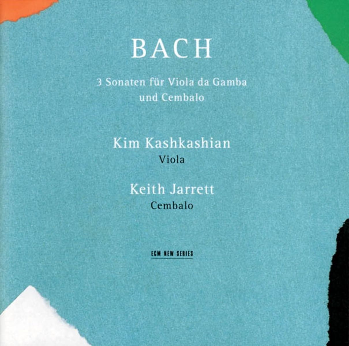 Keith Jarrett & Kim Kaskashian - J.S. Bach: 3 Sonaten Für Viola Da Gamba Und Cembalo