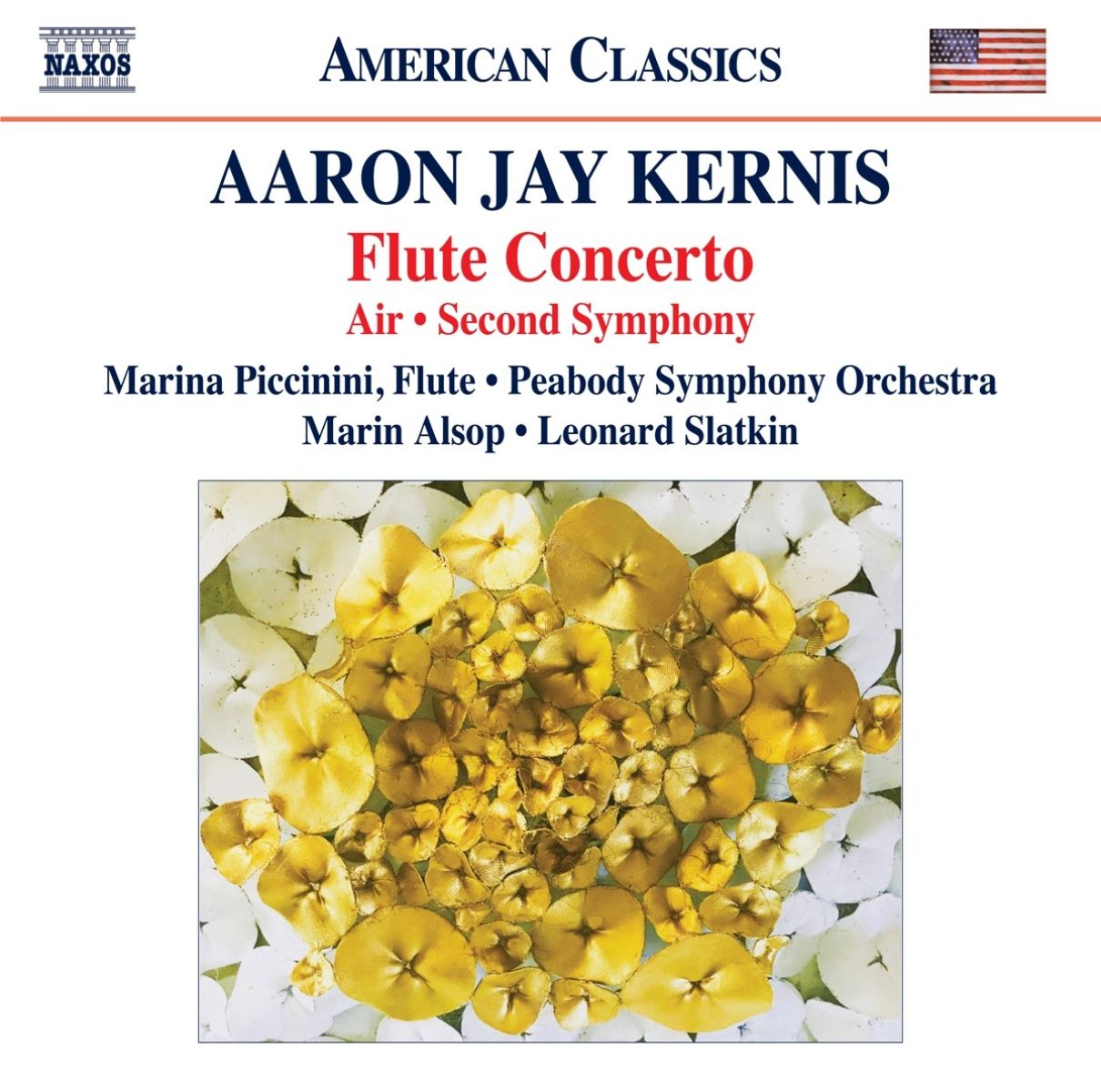 Afbeelding van Marina Piccinini, Peabody Symphony Orchestra, Leonard Slatkin, Marin Alsop - Kernis: Flute Concerto | Air | Symphony No. 2