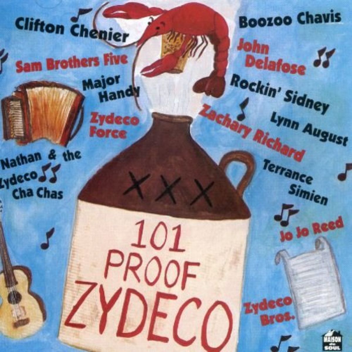 Afbeelding van Various Artists - 101 Proof Zydeco