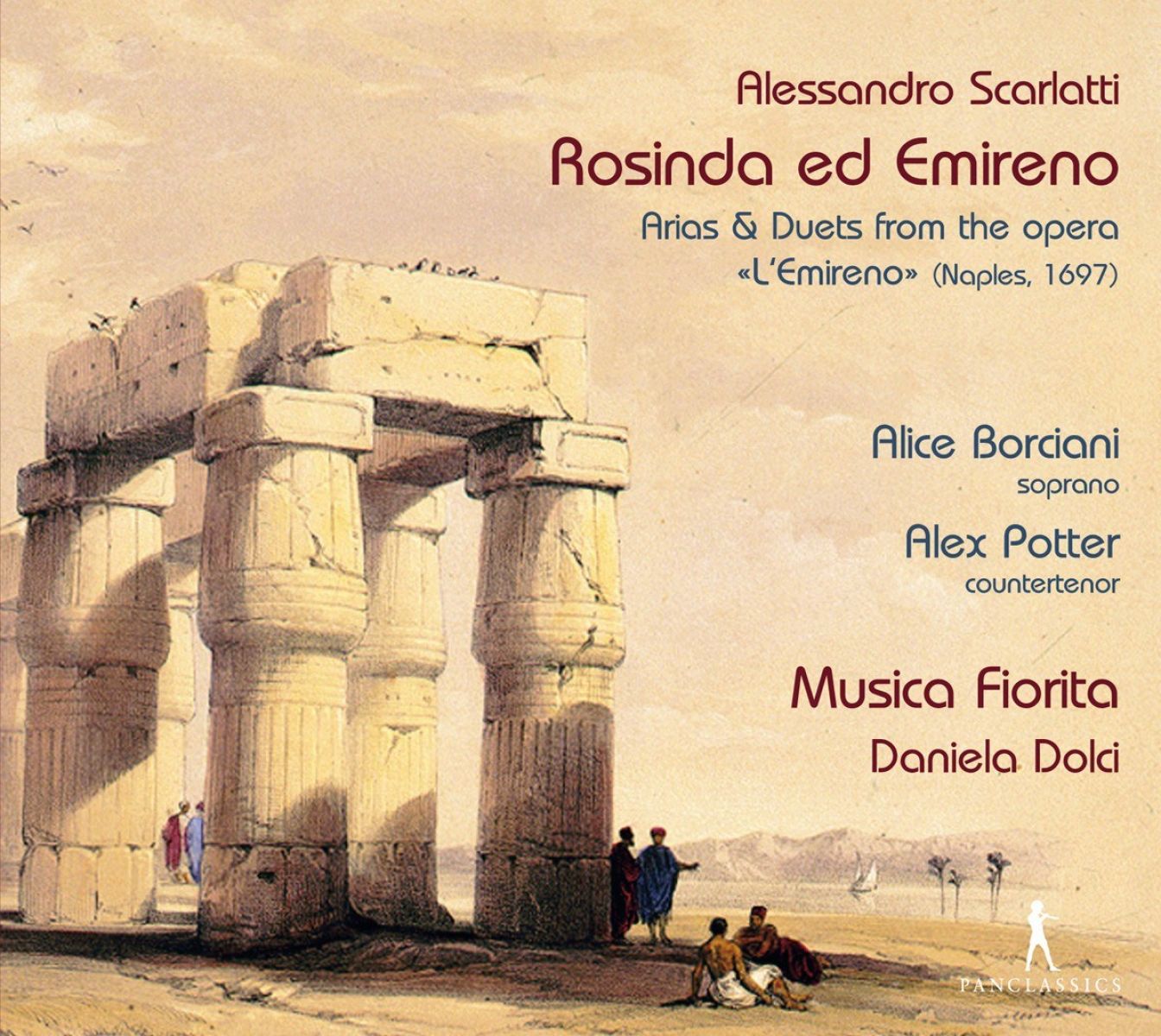 Afbeelding van Alice Borciani, Alex Potter, Musica Fiorita, Daniela Dolci - Scarlatti: Rosinda Ed Emireno | Arias & Duets From The Opera "L'Emireno" (Naples 1697)