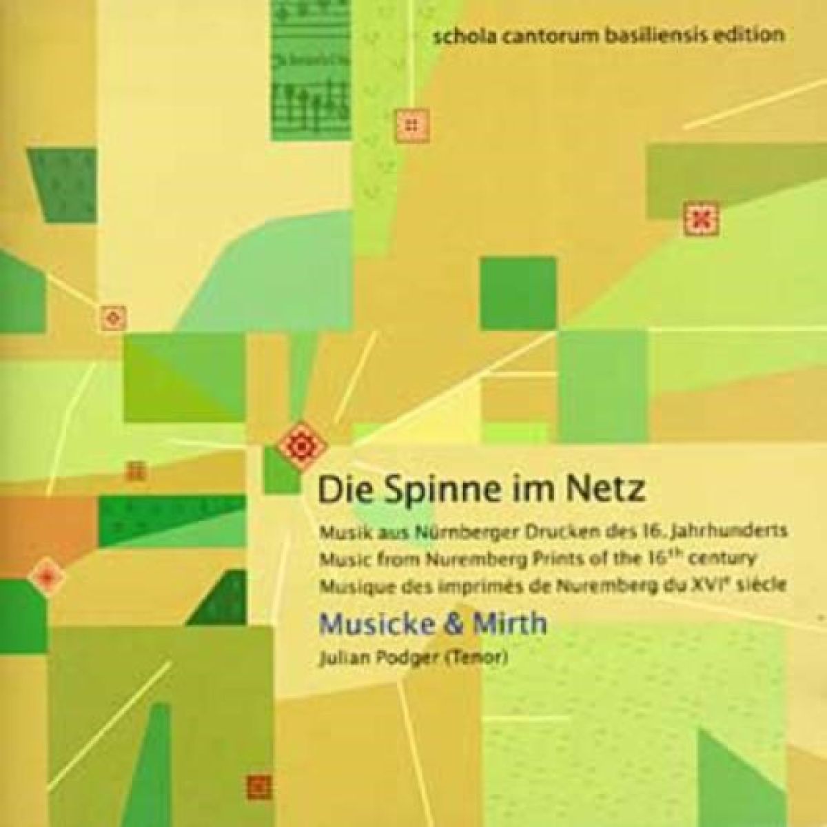 Afbeelding van Musicke & Mirth, Julian Podger - Die Spinne Im Netz