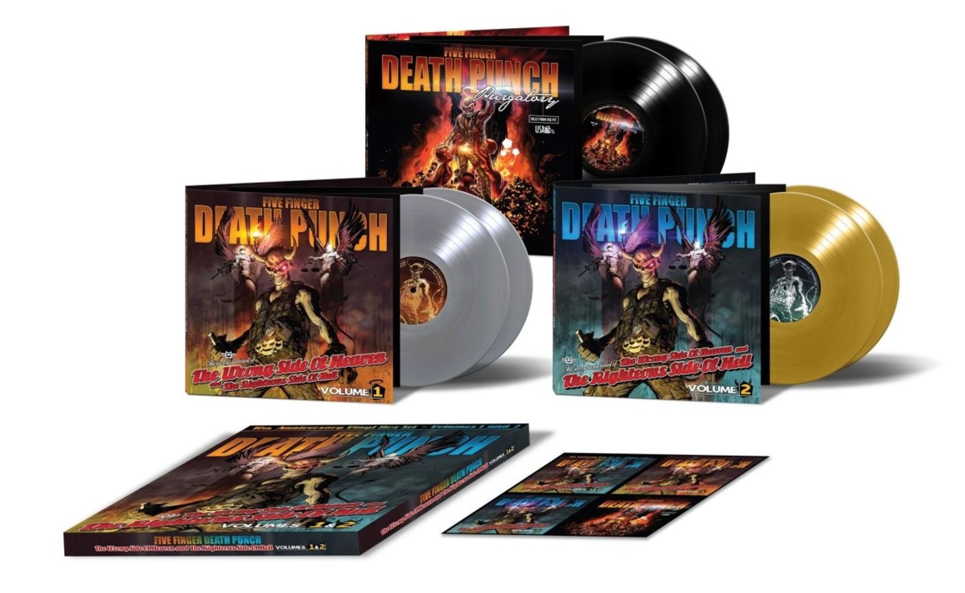 Afbeelding van Five Finger Death Punch - The Wrong Side Of Heaven And The Righteous Side Of Hell Volumes 1 & 2