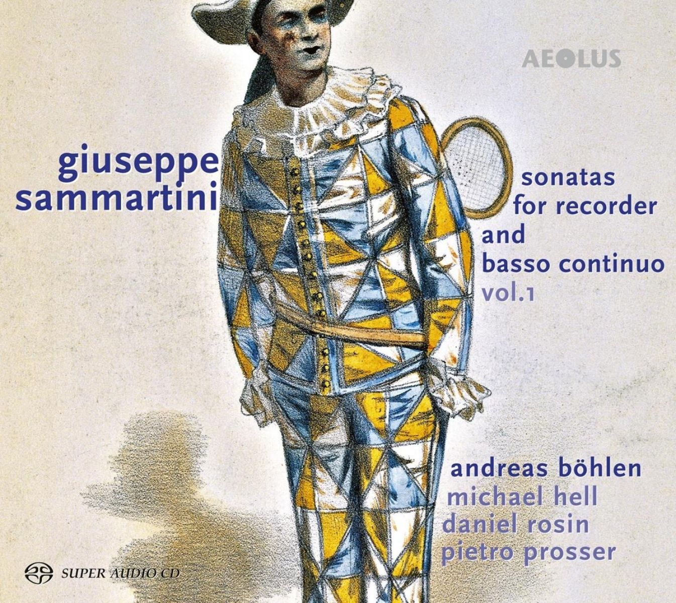 Afbeelding van Andreas Böhlen, Michael Hell, Daniel Rosin, Pietro Prosser - Sonatas For Recorder And Basso Continuo Vol. 1