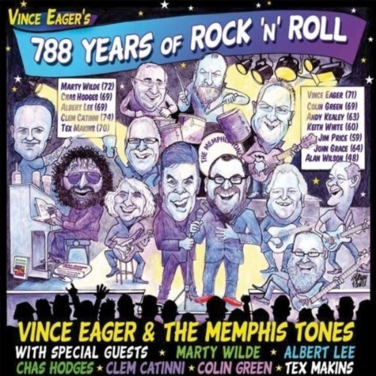 Afbeelding van Vince Eager & The Memphis Tones - 788 Years Of Rock'n'Roll