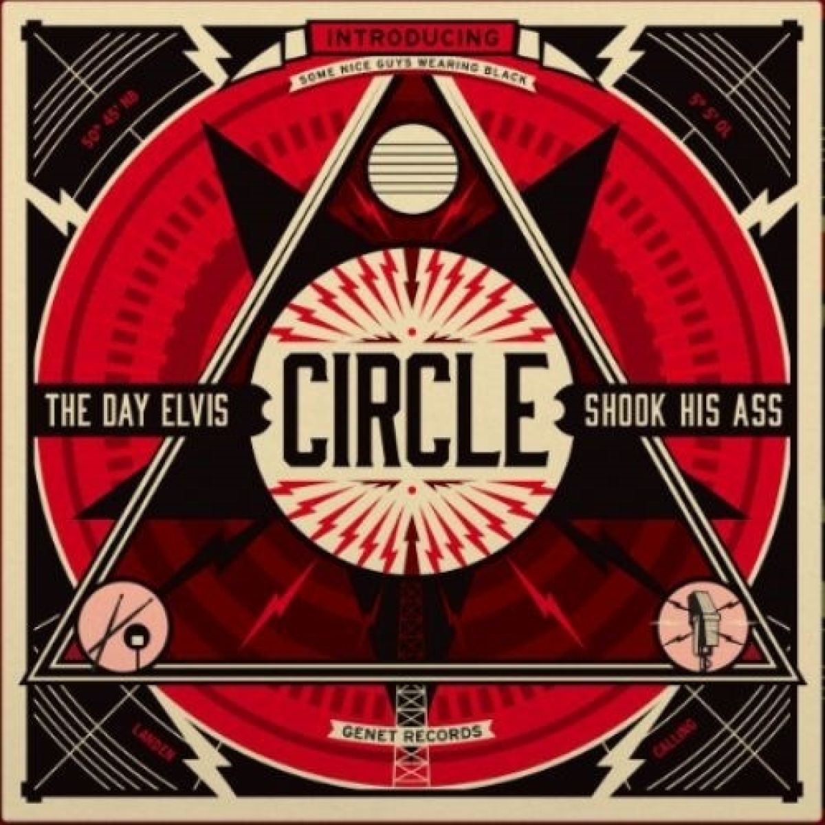 Afbeelding van The Day Elvis (clear Blue/Orange/Black Swirled)