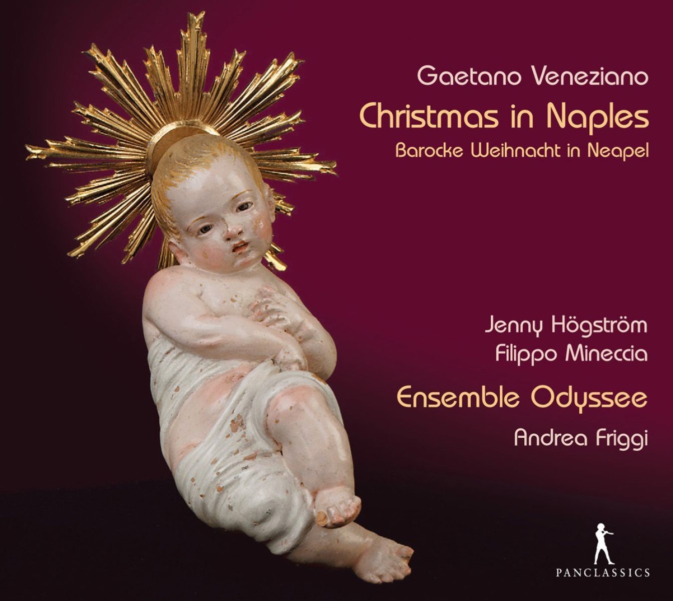 Afbeelding van Jenny Högström, Andrea Friggi, Filippo Mineccia, Ensemble Odyssée, Andrea Friggi - Veneziano: Christmas In Naples