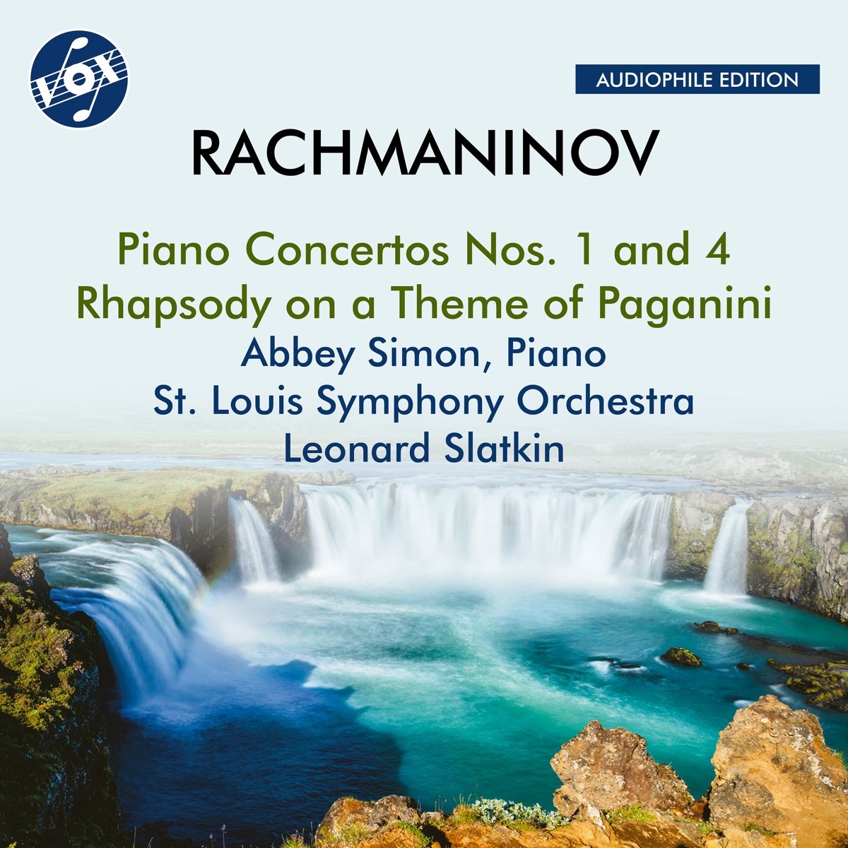 Afbeelding van Abbey Simon, St. Louis Symphony Orchestra, Leonard Slatkin - Rachmaninoff: Symphonic Dances | The Isle Of The Dead | Caprice Bohémien | Scherzo