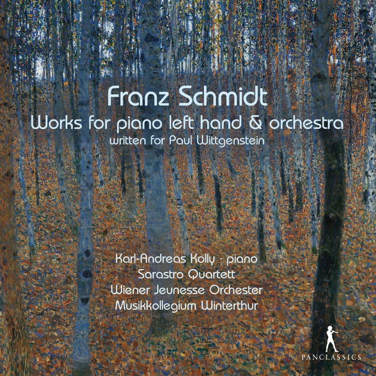 Afbeelding van Paul Wittgenstein, Karl-Andreas Kolly, Sarastro Quartett, Wiener Jeunesse Orchester, Musikkollegium Winterthur - Schmidt: Works For Piano Left Hand & Orchestra