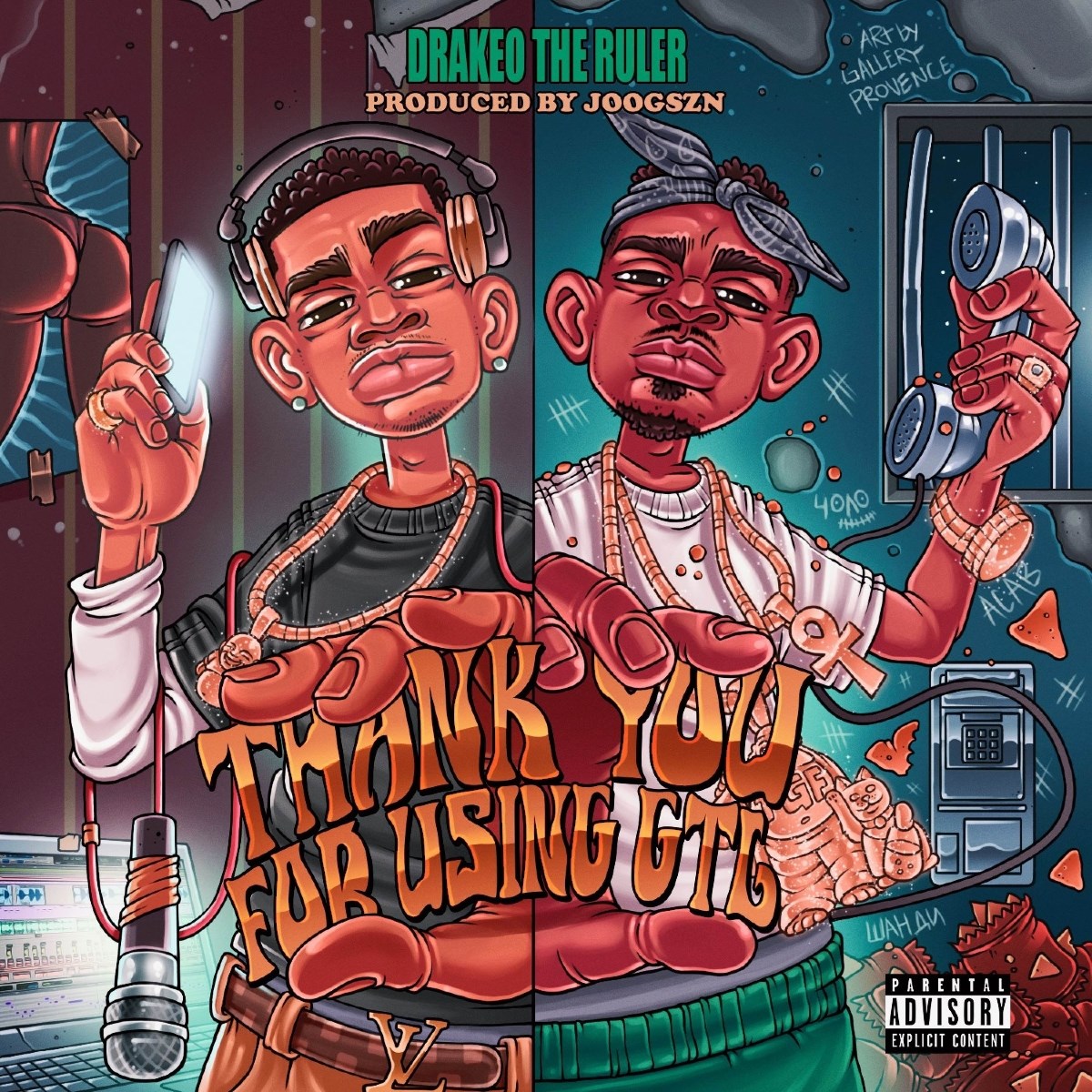Afbeelding van Drakeo The Ruler - Thank You For Using GTL