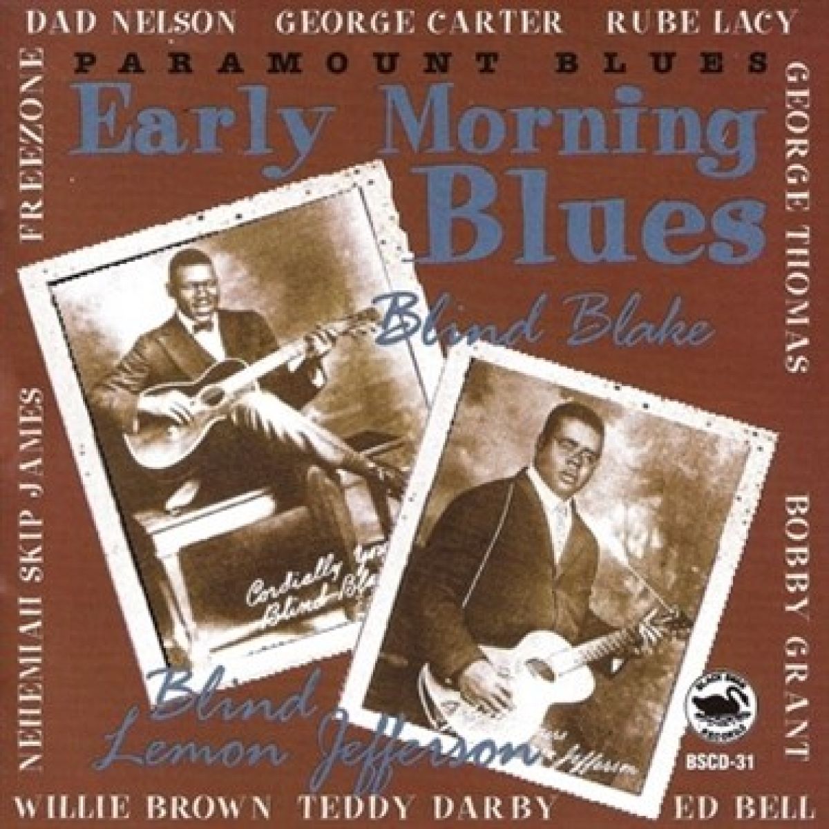 Afbeelding van Blind Lemon Jefferson, Blind Blake - Paramount Blues - Early Morning Blues