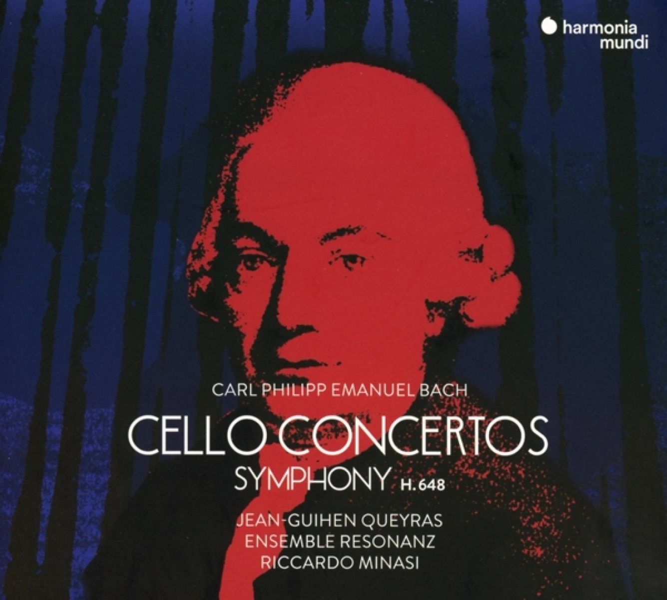 Afbeelding van Jean-Guihen Queyras, Ensemble Resonanz, Riccardo Minasi - C.P.E. Bach: Cello Concertos | Symphony H.648
