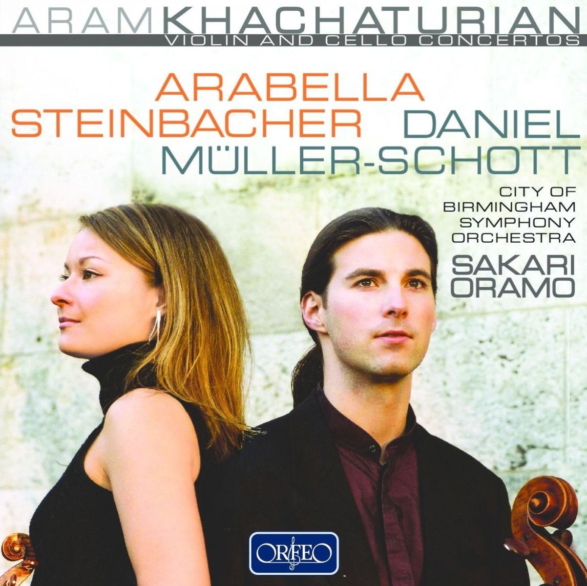 Afbeelding van Daniel Müller-Schott, Arabella Steinbacher, City Of Birmingham Symphony Orchestra - Khachaturian: Konzerte Für Violine & Violoncello