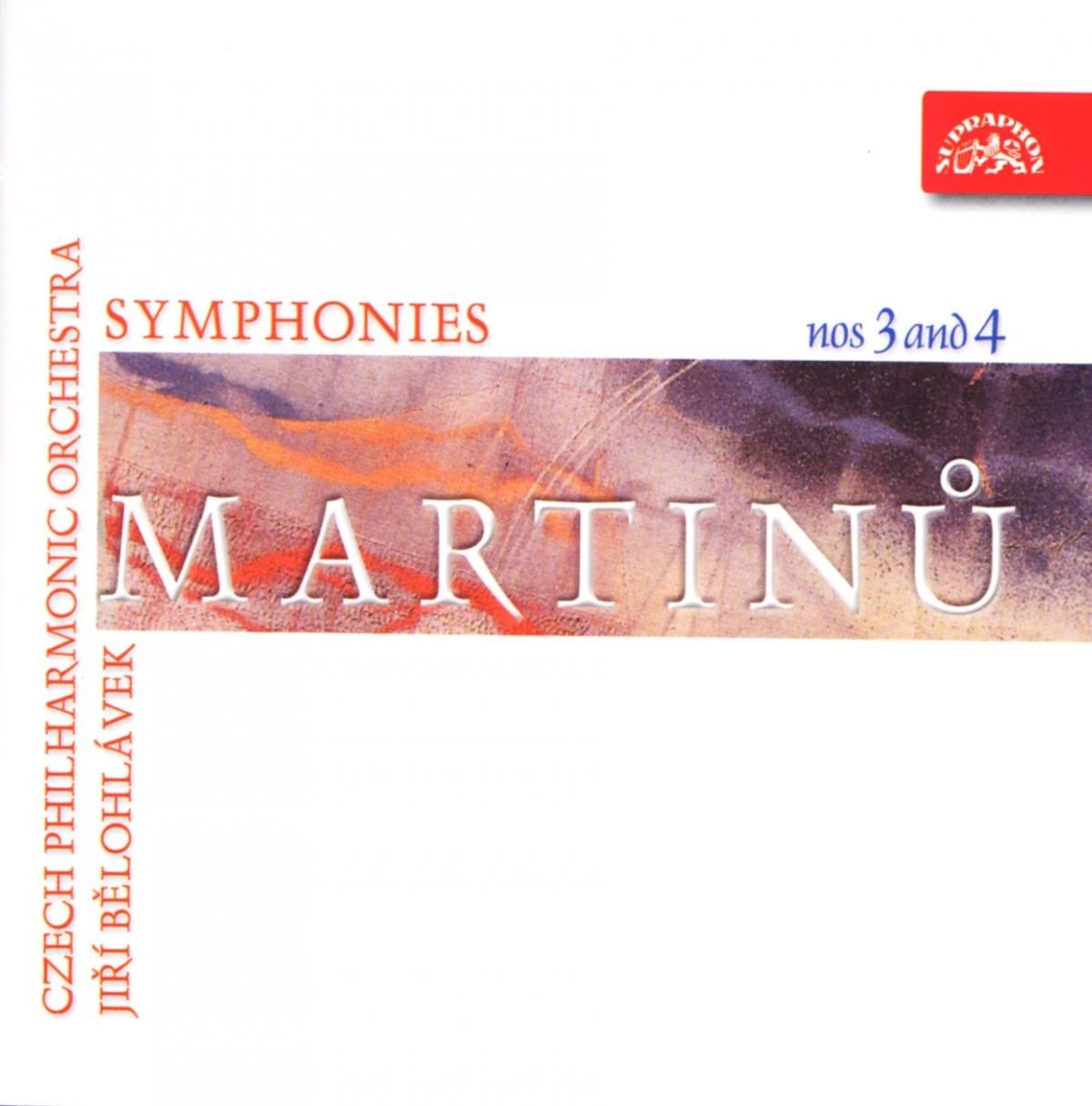 Afbeelding van Czech Philharmonic Orchestra, Jirí Belohlávek - Martinů: Symphonies No.3 & 4