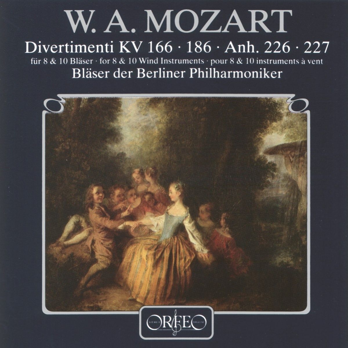 Afbeelding van Bläser Der Berliner Philharmoniker - Mozart: Divertimenti Für 8 Und 10 Bläser