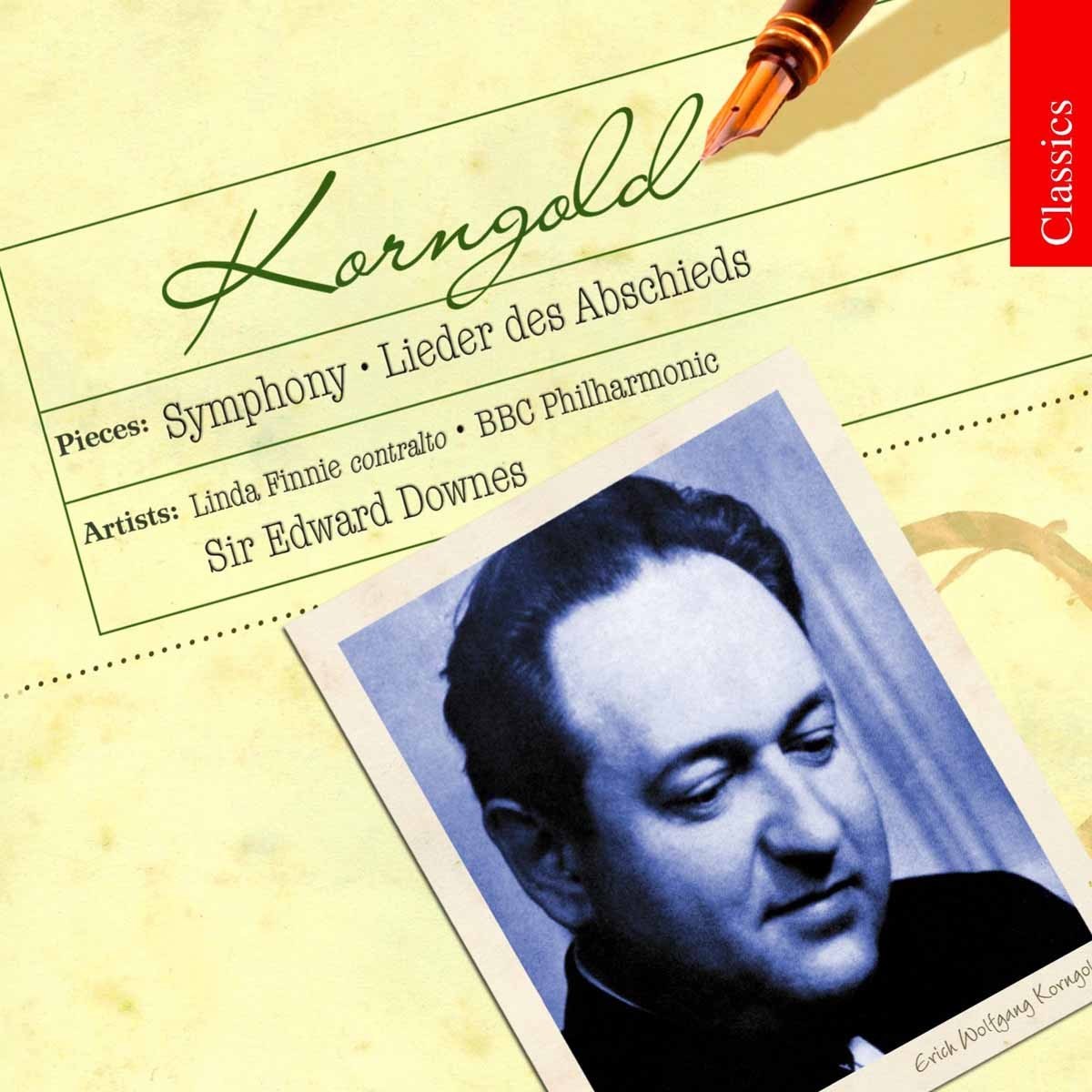 Afbeelding van Linda Finnie, BBC Philharmonic Orchestra - Korngold: Lieder des Abschieds | Symphony in F