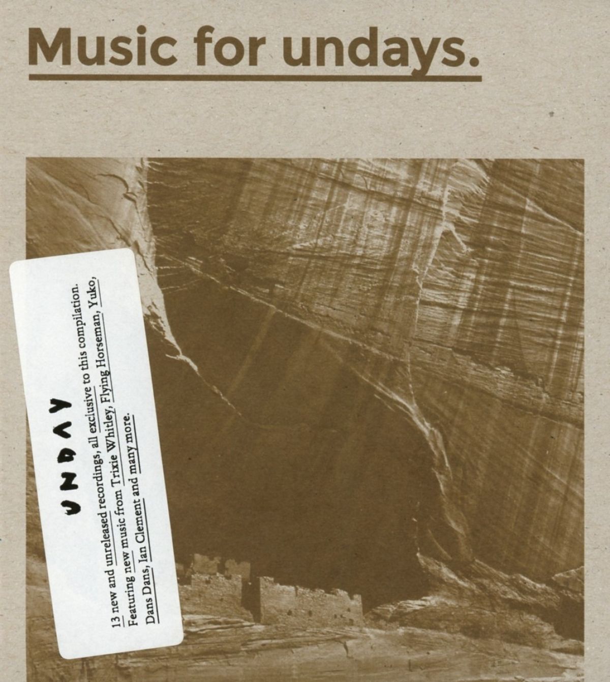 Afbeelding van Various Artists - Music For Undays