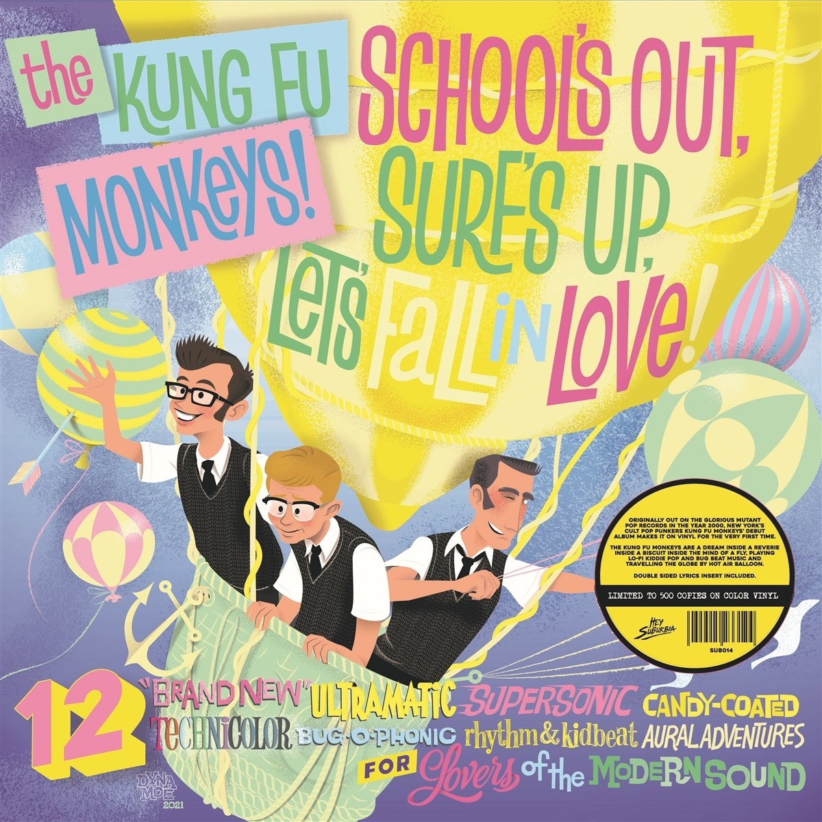 Afbeelding van Kung Fu Monkeys - School's Out, Surf's Up, Let's Fall In Love!