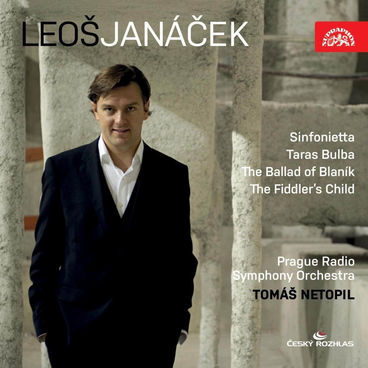 Afbeelding van Prague Radio Symphony Orchestra, Tomás Netopil - Janácek: SSinfonietta|Taras Bulba|The Ballad Of Blanik|The Fiddler's Child