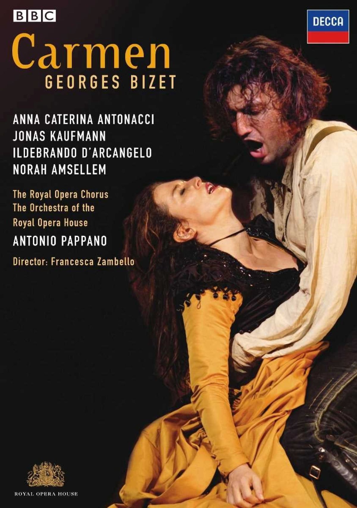 Afbeelding van Anna Caterina Antonacci, Jonas Kaufmann, Antonio Pappano - Bizet: Carmen