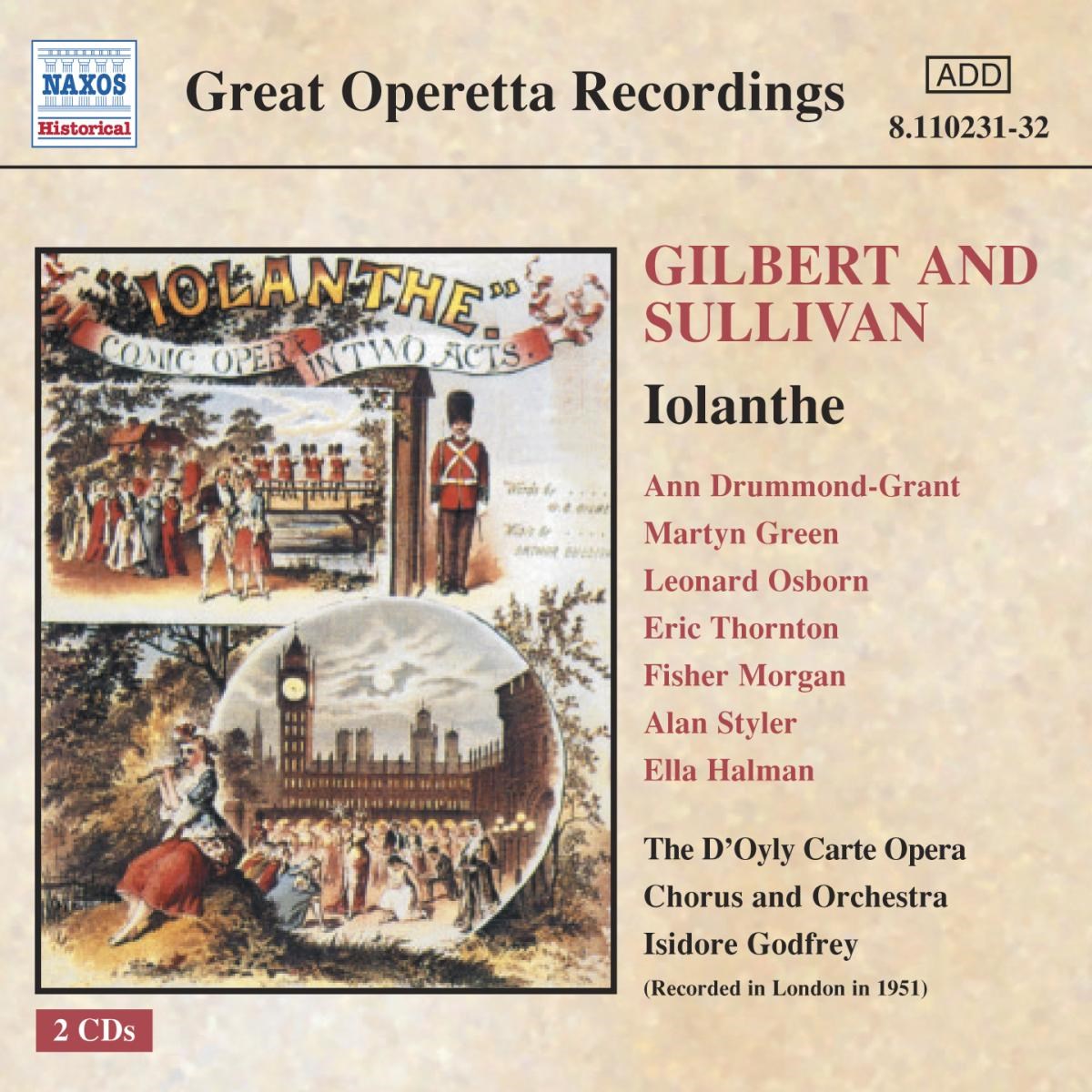 Afbeelding van Orchestra & Chorus Of The D'Oyly Carte Opera, Isodore Godfrey - Gilbert: Lolanthe