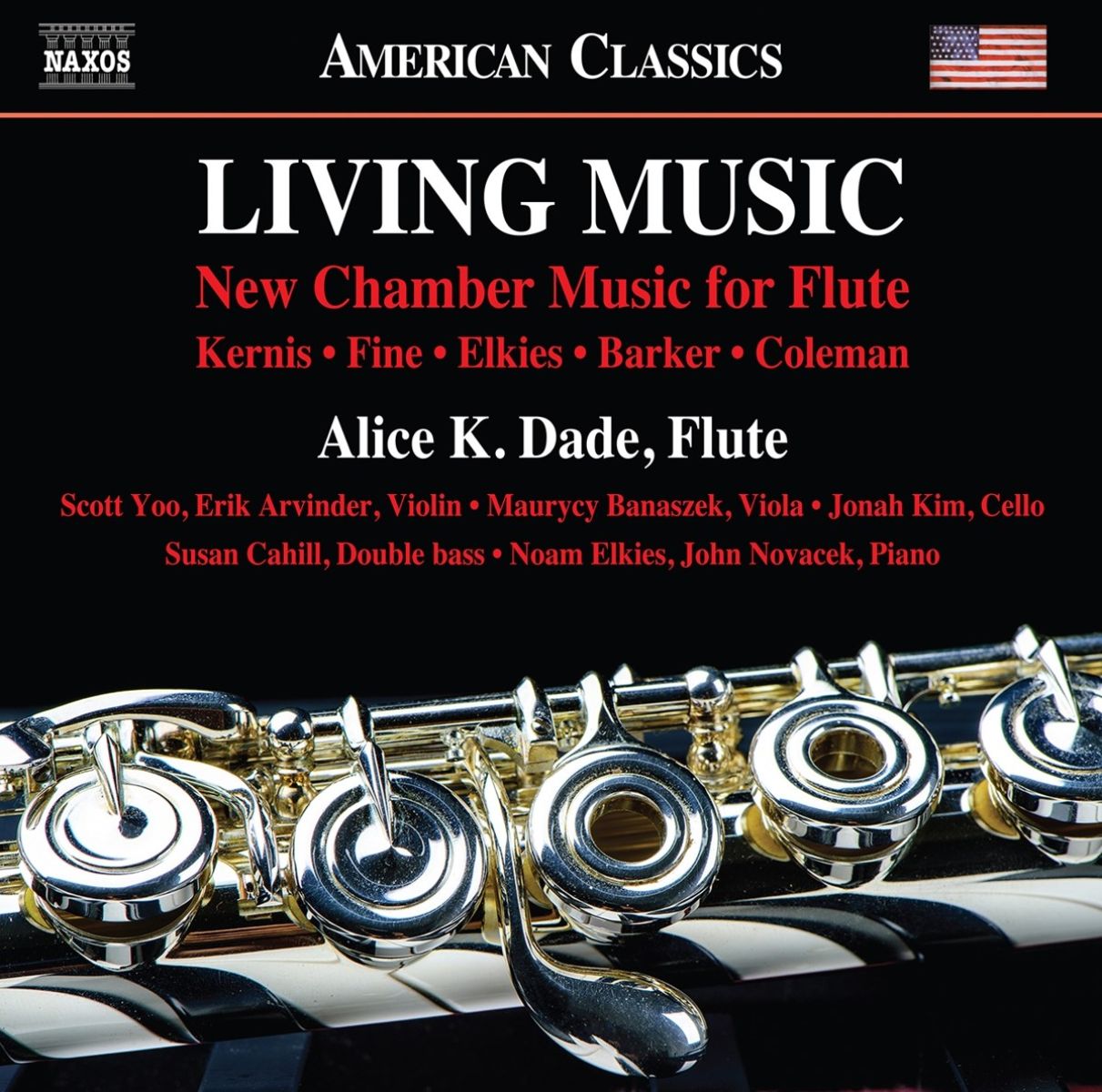Afbeelding van Noam Elkies, Jennifer Margaret Barker, Dan Coleman, Alice Dade - Living Music: New Chamber Music For Flute