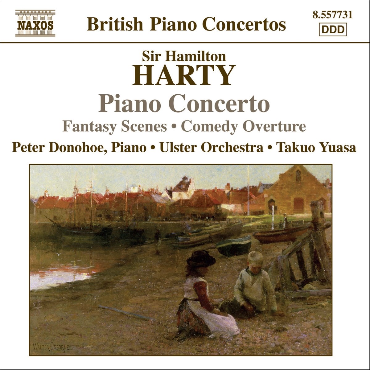 Afbeelding van Peter Donohoe, Ulster Orchestra, Takuo Yuasa - Harty: Piano Concerto | A Comedy Overture | Fantasy Scenes