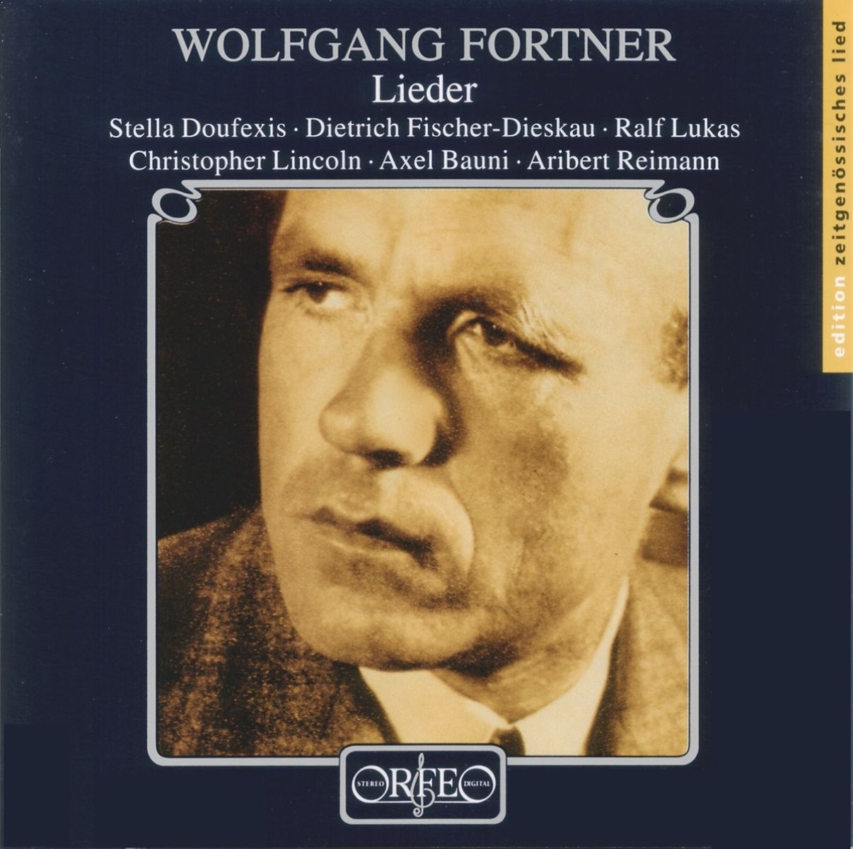 Afbeelding van Ralf Lukas, Christopher Lincoln, Stella Doufexis, Dietrich Fischer-Dieskau, Axel Bauni, Aribert Reimann - Fortner: Lieder