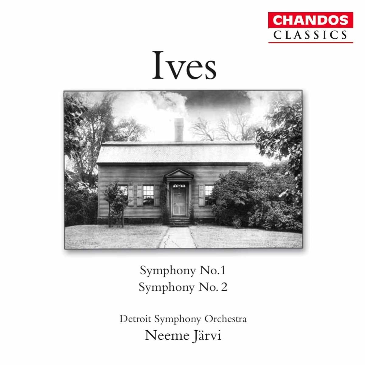 Afbeelding van Detroit Symphony Orchestra, Neeme Järvi - Charles Ives: Symphony Nos.1 & 2