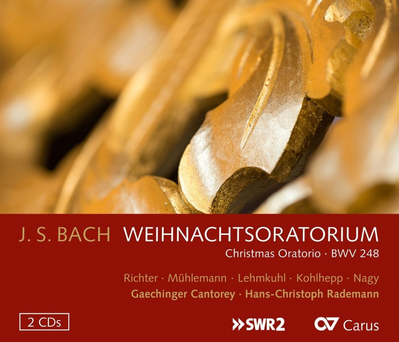 Afbeelding van Regula Mühlemann, Anna Lucia Richter, Gaechinger Cantorey, Hans-Christoph Rademann - J.S. Bach: Weihnachtsoratorium - Christmas Oratorio Bwv248