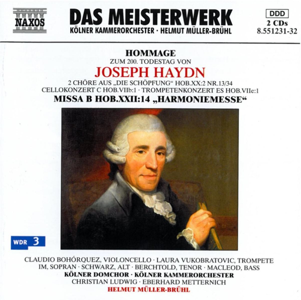 Afbeelding van Helmut Müller-Brühl - Haydn: Harmoniemesse