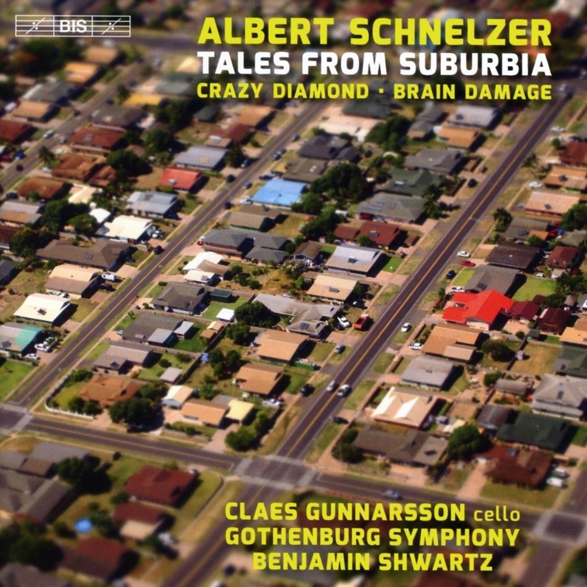 Afbeelding van Claes Gunnarsson, Gothenburg Symphony, Benjamin Shwartz - Schnelzer: Tales from Suburbia