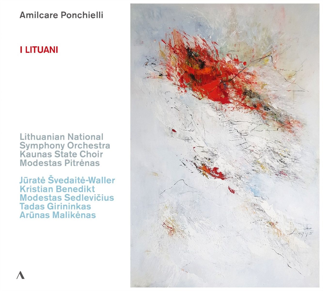 Afbeelding van Lithuanian National Symphony Orchestra, Kaunas State Choir, Modestas Pitrenas - Ponchielli: I Lituani
