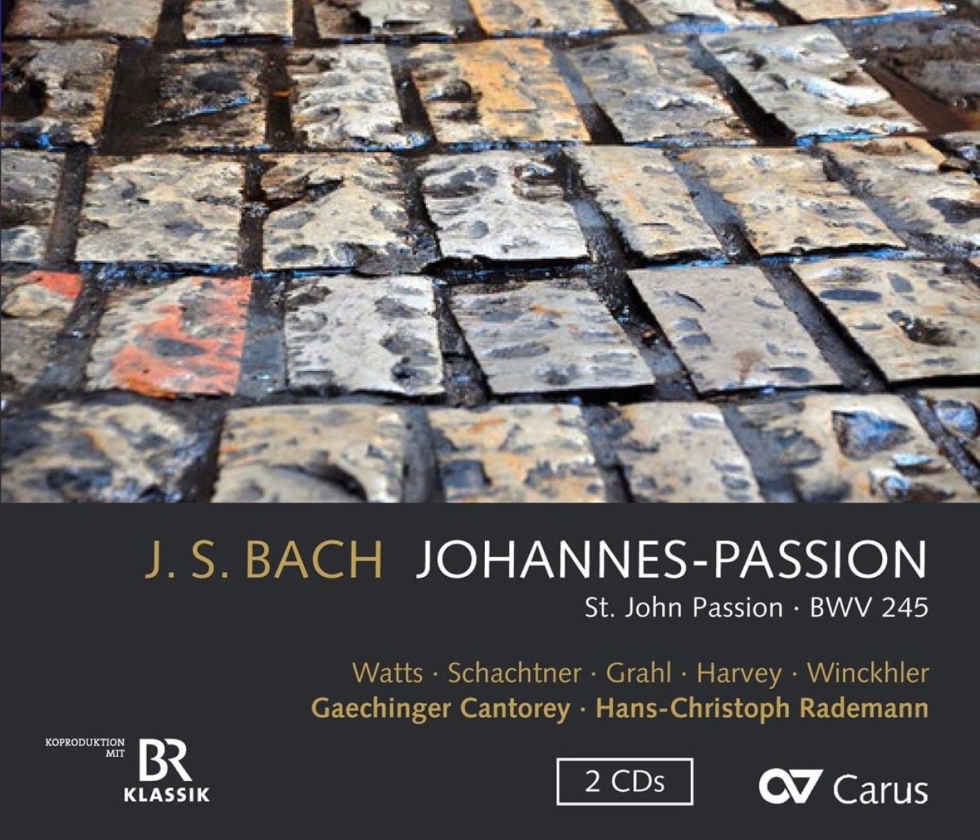 Afbeelding van Elizabeth Watts, Peter Harvey, Matthias Winckhler, Gaetinger Cantorey - J.S. Bach: St. John Passion Bwv 245