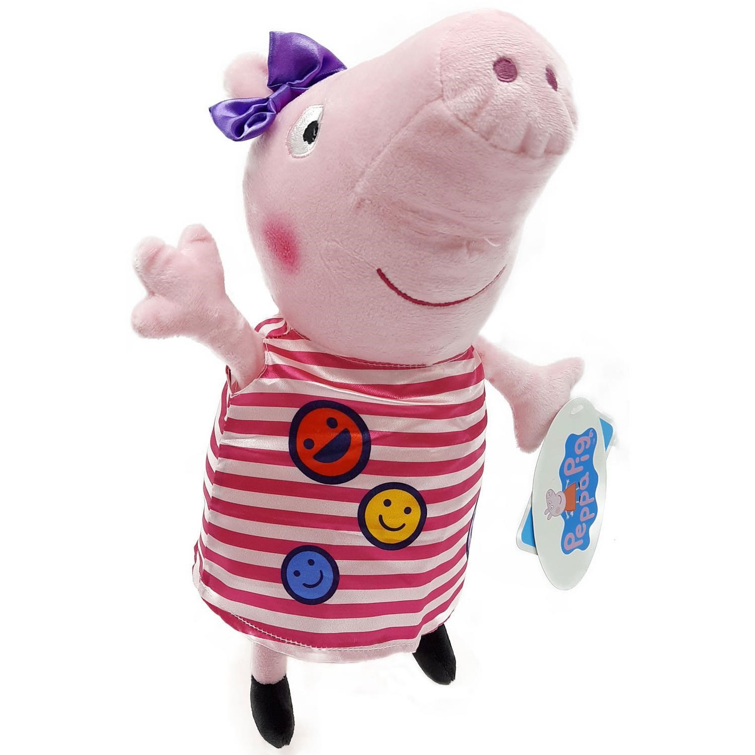 Peppa Pig (Roze Streepjes 31 cm)