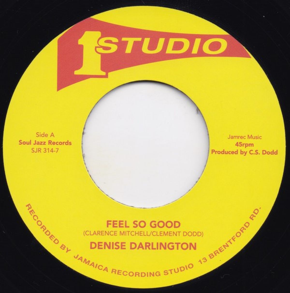 Afbeelding van Denise Darlington, Tyrone Taylor - Feel So Good / Rightful Rebel