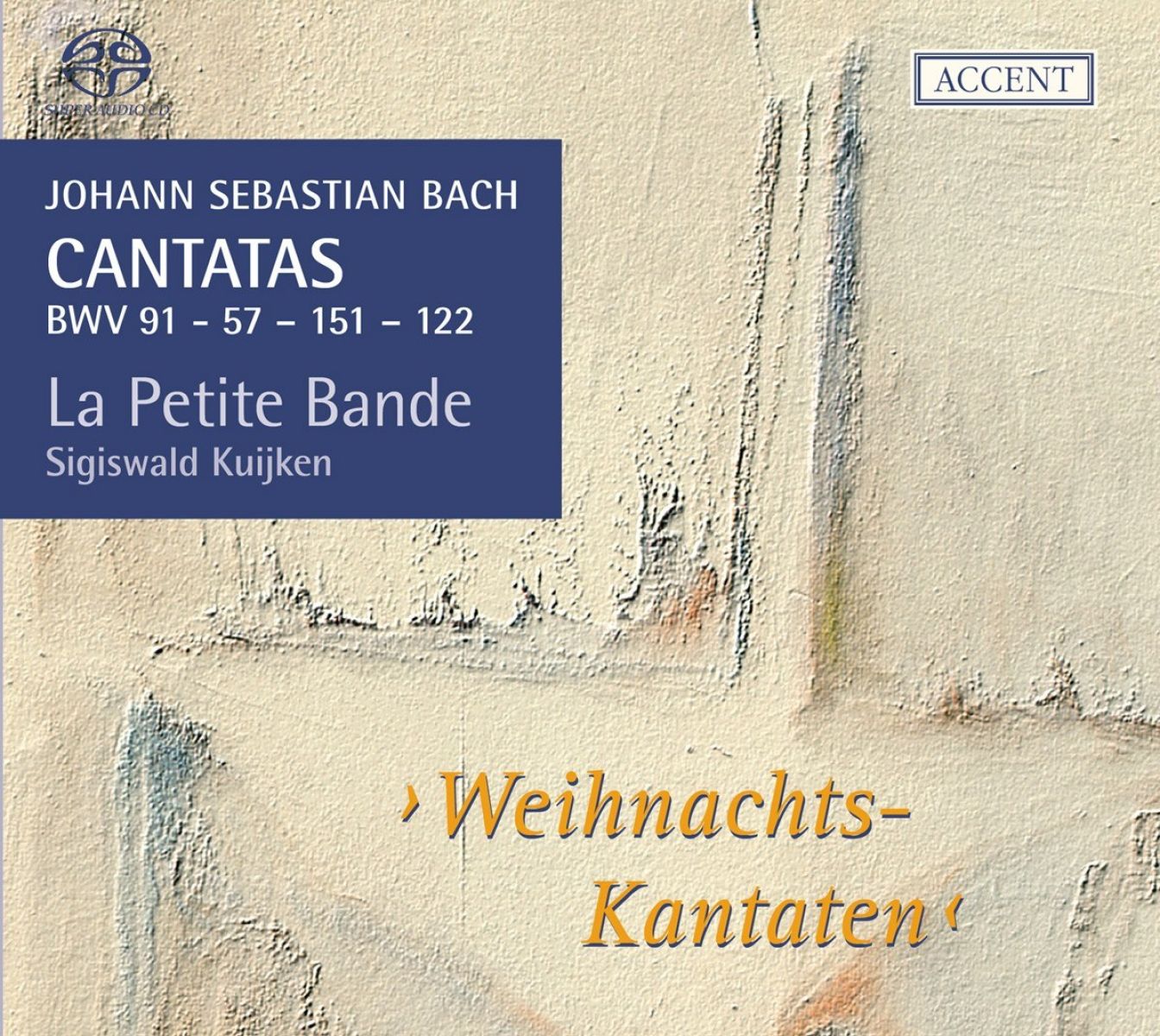 Afbeelding van La Petite Bande, Sigiswald Kuijken - J.S. Bach: Cantatas For The Church Year Vol.14: 57/91/122/151