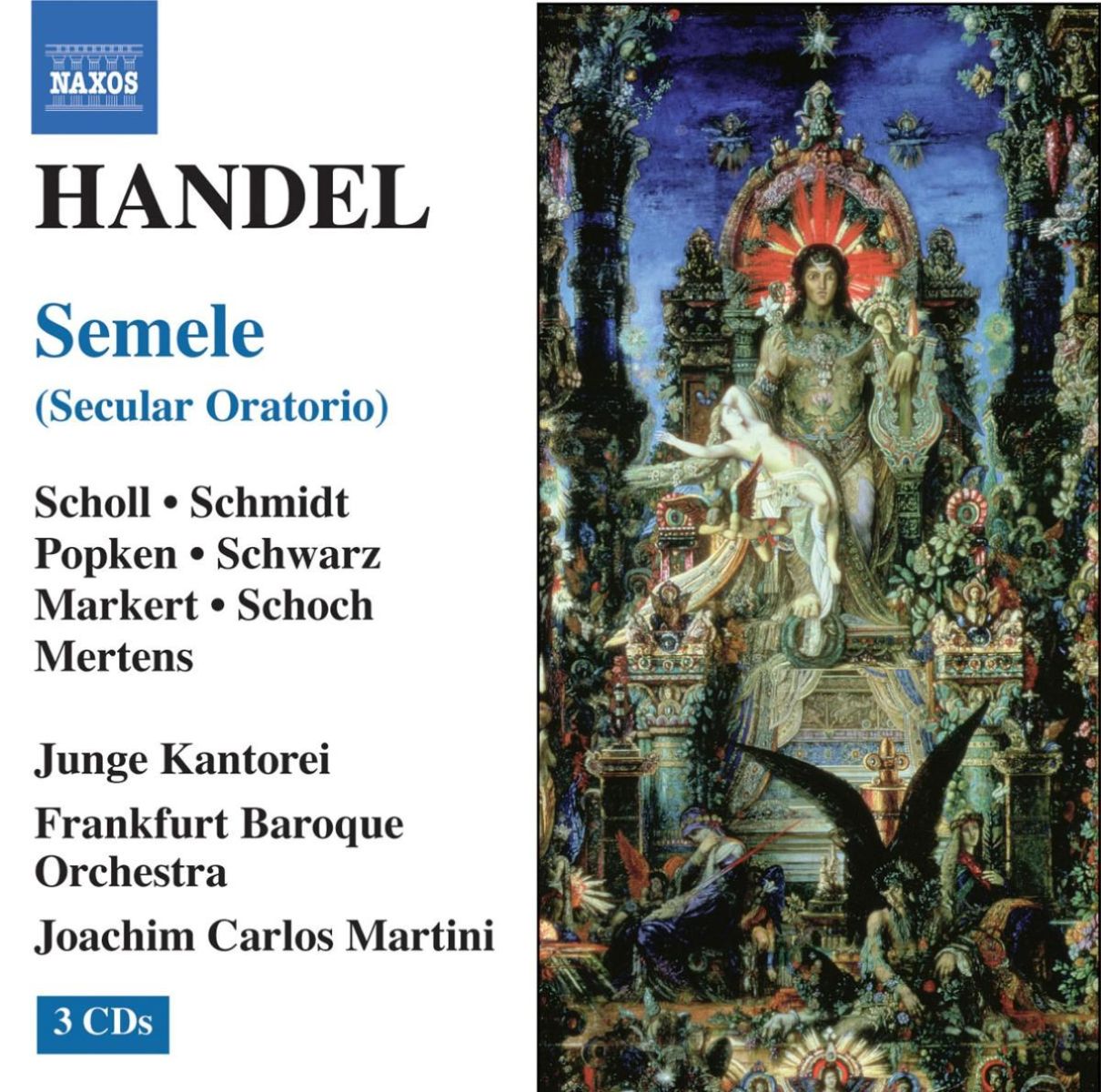Barockorchester Frankfurt, Joachim Carlos Martini - Händel: Séméle, Secular Oratorio