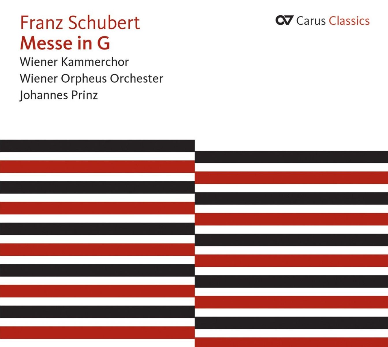 Afbeelding van Wiener Kammerchor, Wiener Orpheus Orchester, Johannes Prinz - Schubert: Messe In G