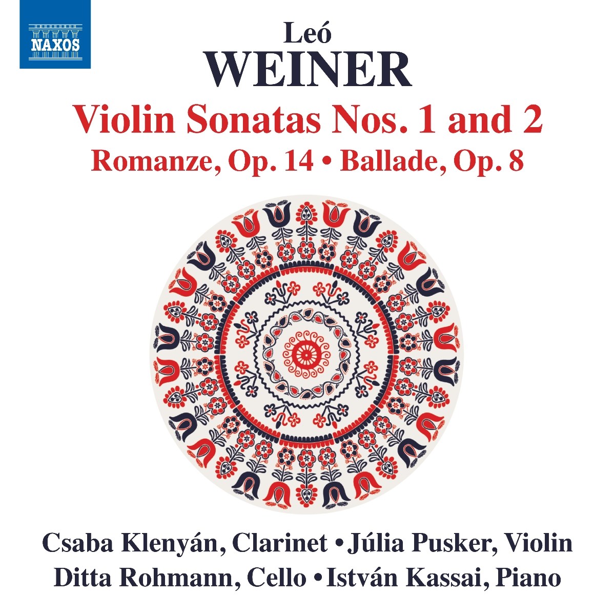Afbeelding van Csaba Klenyan, Julia Pusker, Ditta Rohmann, Istvan Kassai - Weiner: Violin Sontas Nos. 1-2 | Romanze | Ballade