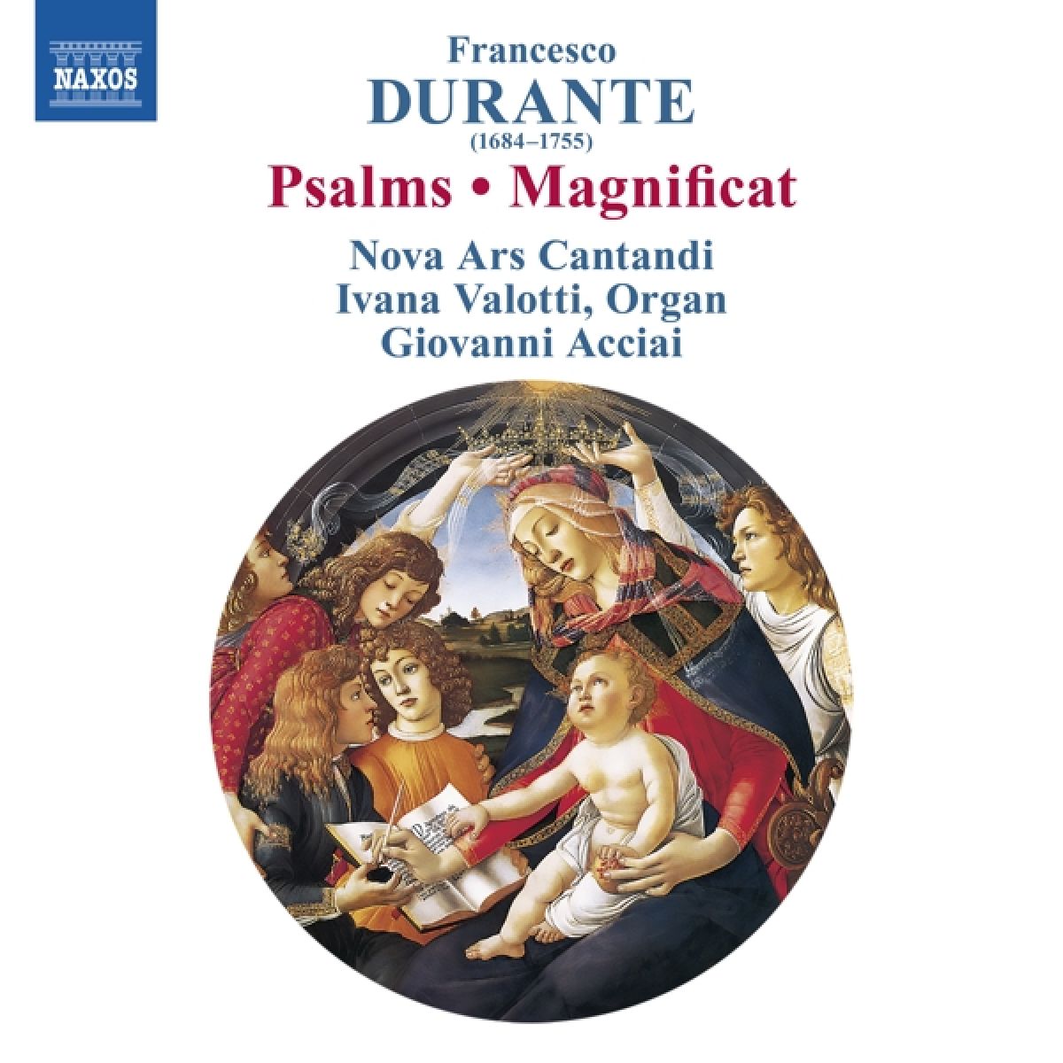 Afbeelding van Nova Ars Cantandi, Ivana Valotti Organ, Giovanni Acciai - Durante: Psalms | Magnificat