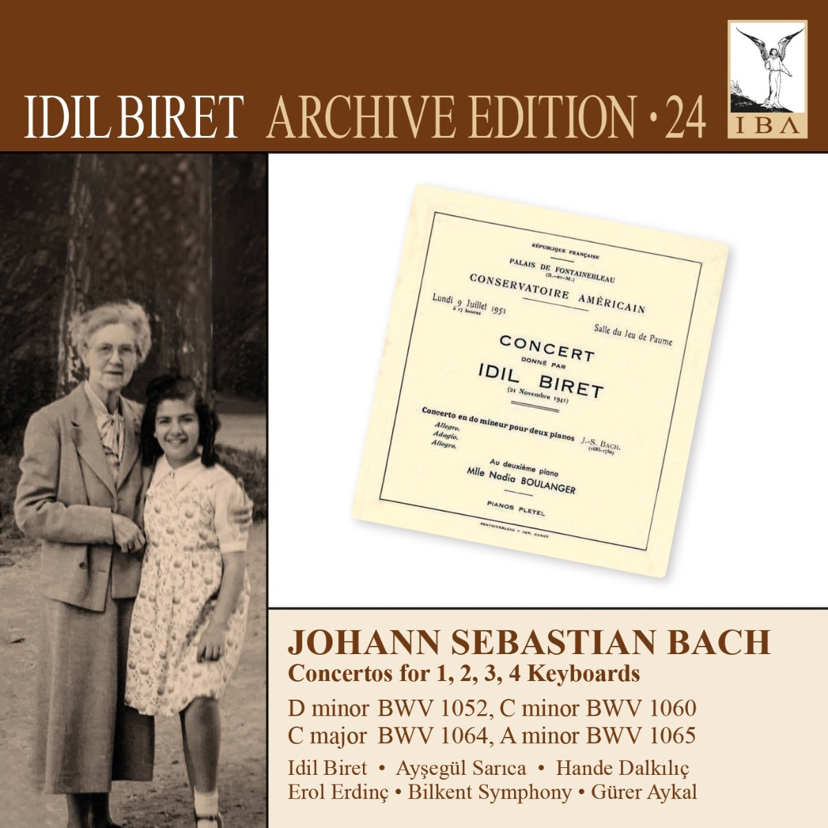Idil Biret, Aysegul Sarica, Hande Dalkilic, Bilkent Symphony Orchestra, Gurer Aykal, Erol Erdinc - J.S. Bach: Concertos For 1, 2, 3, 4 Keyboards | Idil Biret Archive Edition, Vol. 24