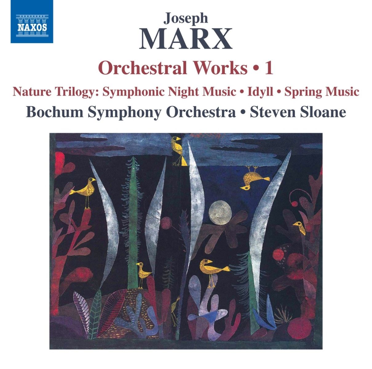 Afbeelding van Bochum Symphony Orchestra, Steven Sloane - Marx: Orchestral Works, Vol. 1 - Nature Trilogy