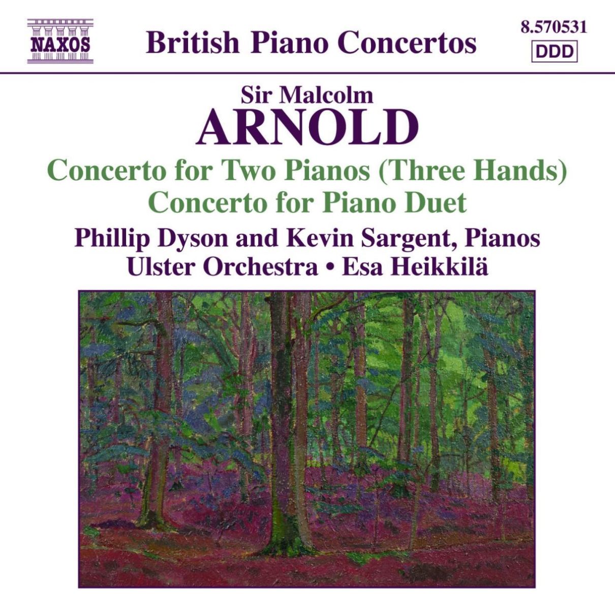 Afbeelding van Ulster Orchestra - Arnold: Concerto For Two Pianos