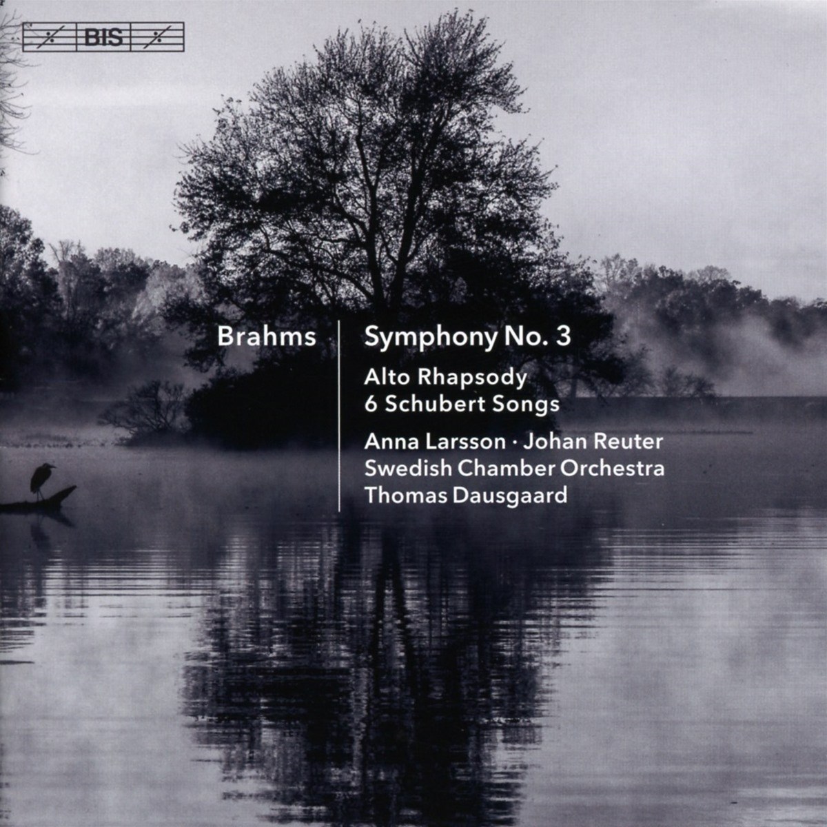 Afbeelding van Anna Larsson, Johan Reuter, Swedish Chamber Orchestra, Thomas Dausgaard - Brahms:Symphony No.3