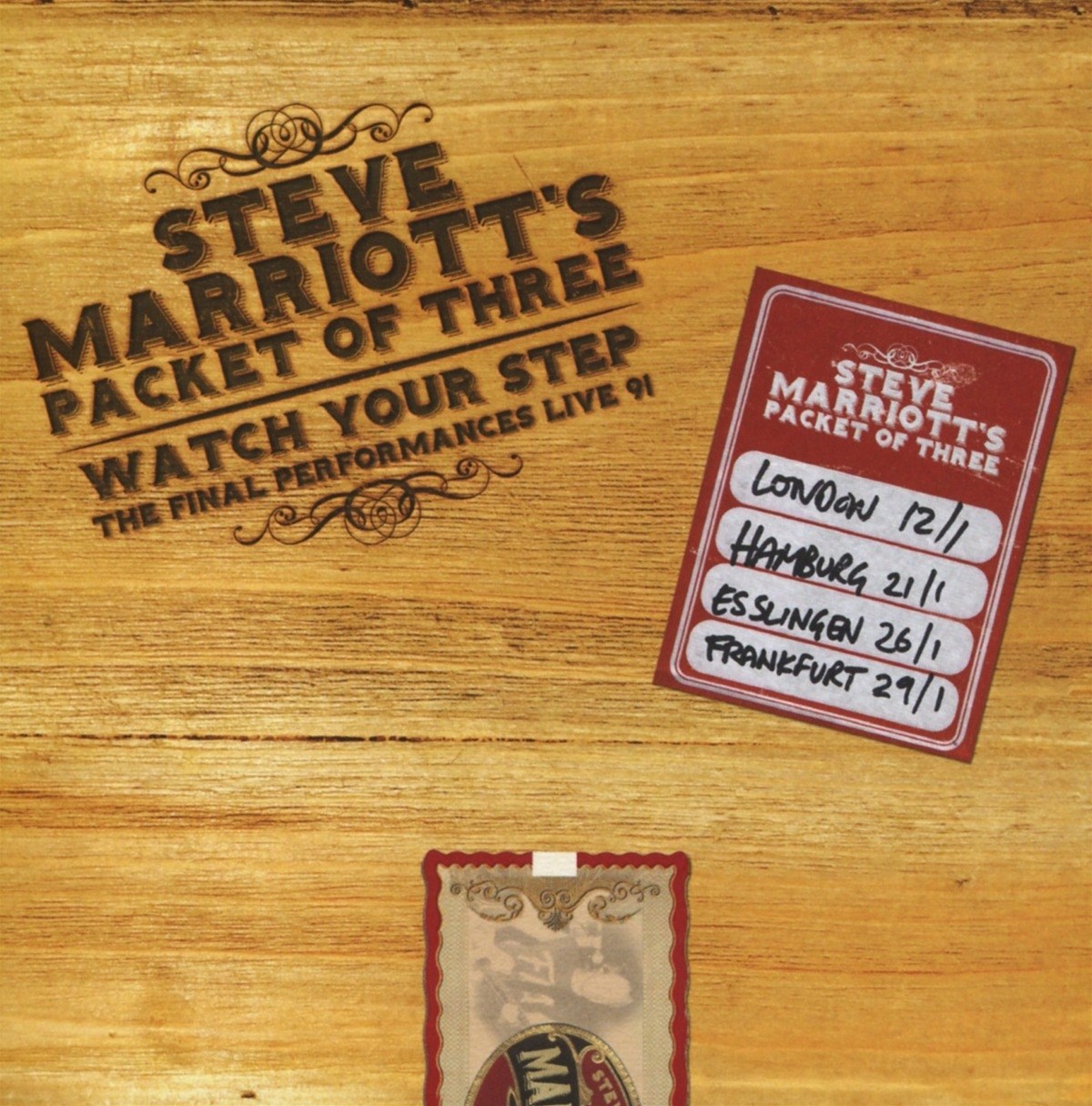 Afbeelding van Steve Marriott's Packet Of Three - Watch Your Step - The Final Performances - Live 91